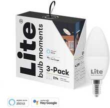 Pirn Lite Bulb Moments E14, 5W, RGB + 2700-6500K, 3 tk pakis
