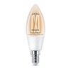 Nutikas LED pirn WiZ C37 E14 4.9W 2700-6500K, läbipaistev, 470Lm