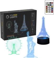 LED lamp Manta SNL125RGB, RGB, 3D dekoratsioon
