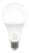 LED pirn Deltaco Smart Home SH-LE27W, E27, Wi-Fi, 9W, valge