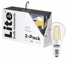 Pirn Lite Bulb Moments E27 White Ambience, 3 tk