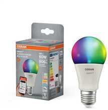 Nutikas LED pirn Osram A60 E27, 9W, 806 lm, RGBW, Wi-Fi
