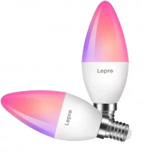 LED-pirn Lepro BC1-EU-2-W E14, Wi-Fi, Bluetooth