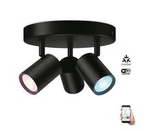 Nutikas LED kohtvalgusti WiZ Imageo 3xGU10, 4,9W, must, Wi-Fi