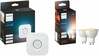 LED pirn Philips Hue White Ambiance GU10 koos Bridge'iga, topeltpakk