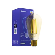 Nutikas WiFi LED filamentpirn Sonoff B02-F-ST64, valge