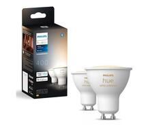LED nutipirn Philips Hue GU10, 4,2 W, 2 tk, hämardatav