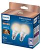 Nutikas pirn Philips Wiz A60 E27 8.5W (60W), 2 tk, valge