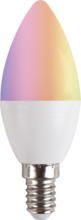 Nutikas LED pirn Spector Light E14 C37, 5W, RGB, puldiga