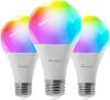 Nutikad LED pirnid Nanoleaf Essentials Smart A19 9W 1100lm, 3 tk
