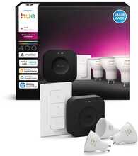 Valgustikomplekt Philips Hue Bridge Pro + 3 x GU10 pirni + valguslüliti