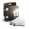 Nutikas pirn Philips Hue White E27 9,5W 2700K, 2 tk