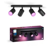 Nutikas kohtvalgusti Philips Hue Fugato GU10, 4x5.7W, must