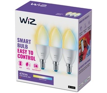 LED pirn WiZ C37 E14, 4,9W, 2700-6500K, 3 tk