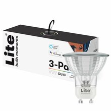 LED pirn Lite Bulb Moments GU10, 4,5 W, RGB+W2700K, 3 tk pakis