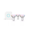 Nutikate pirnide komplekt Philips Hue Essential GU10 4.7W 345lm, 3 tk, värviline, koos sillaga
