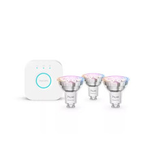 Nutikate pirnide komplekt Philips Hue Essential GU10 4.7W 345lm, 3 tk, värviline, koos sillaga