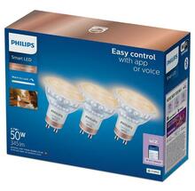 Nutikas pirn Philips Wiz GU10 929003772236, 3 tk, valge