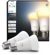 LED pirn Philips Hue White Ambiance E27, 810 lm, 2 tk
