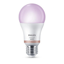 Nutikas LED pirn Philips Wiz WFB 60W A60 E27 RGB 3CT/6, 3 tk, valge