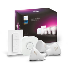 Philips Hue WCA Starter Kit 4,3W GU10, 3tk, sild, lüliti
