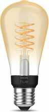 Nutikas pirn Philips Hue ST64 E27 7W pehme valge 2100K filament