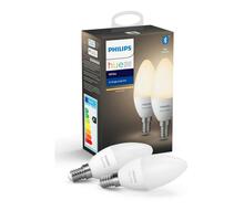 Nutikas pirn Philips Hue E14 5,5W, 2 tk, valge valgus
