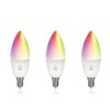 Nutikate pirnide komplekt DELTACO SMART HOME SH-LE14RGB-3P, 3 tk