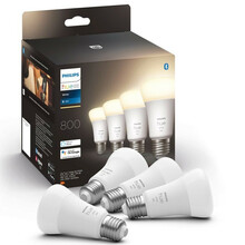 Nutikas pirn Philips Hue A60 E27 9W, 4 tk, 2700K, soe valge