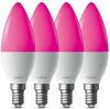 Nutikas LED pirn TP-Link Tapo L430C, WiFi, värviline, E14, 4 tk
