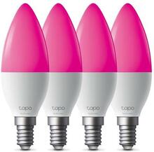 Nutikas LED pirn TP-Link Tapo L430C, WiFi, värviline, E14, 4 tk