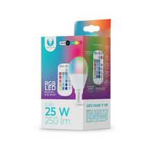 LED pirn Forever Light E14 G45 RGB + valge 5W kaugjuhtimispuldiga
