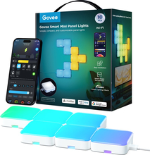 Nutikad mini RGBIC LED paneelid Govee H8069, 10 tk, Wi-Fi, Bluetooth