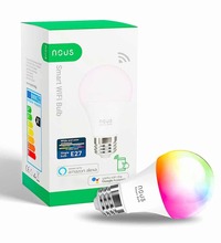 Nutikas LED pirn Nous P3 E27, 230V, 9W, RGB