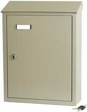Postkast Haushalt PD900, 29 x 10 x 38.5 cm, valge/hall