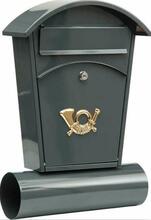 Postkast Vorel 78591, 48 x 28 x 8 cm, grafiit