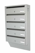 Postkast Glori ir Ko PD935, 38.5 x 14.5 x 72.4 cm, metallik