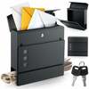 Postkast Humberg HM-863, 37 x 37 x 10.5 cm, antratsiit
