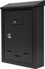 Postkast Vorel 78540, 30 x 21 x 6.5 cm, must