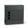 Postkast ModernHome HPB932-8, 37 x 10.3 x 37 cm, antratsiit