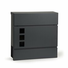 Postkast ModernHome HPB932-8, 37 x 10.3 x 37 cm, antratsiit