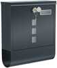 Seinale kinnitatav postkast Songmics GMB20AG, 30.5 x 9.5 x 33.3 cm, antratsiit