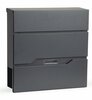 Postkast ModernHome HPB932-33, 37 x 10.3 x 37 cm, antratsiit