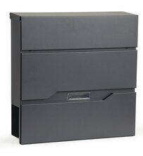 Postkast ModernHome HPB932-33, 37 x 10.3 x 37 cm, antratsiit