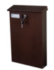 Postkast Glori ir Ko PD951, 25 x 37.4 x 7.5 cm, pruun