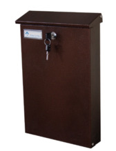 Postkast Glori ir Ko PD951, 25 x 37.4 x 7.5 cm, pruun