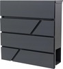 Postkast AWTOOLS AW MODERN WALL-MOUNTED POST BOX 45, 370 x 370 x 105 mm, antratsiit