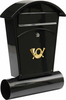 Postkast Vorel 78590, 48 x 28 x 8 cm, must