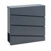 Postkast ModernHome HPB932-7, 37 x 10 x 37 cm, antratsiit