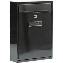 Postkast Vorel 78555, 36 x 26 x 8 cm, must